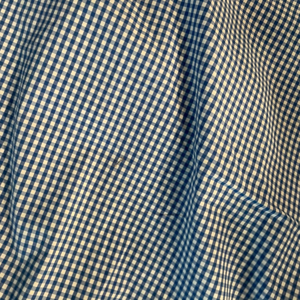 Blue Checkered Button Down Vineyard Vines - image 4